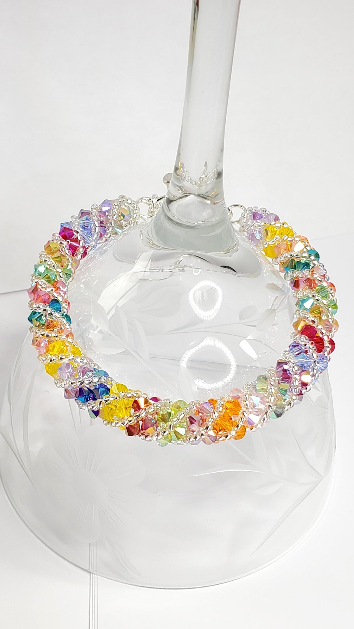 Tropical Bracelet Making Kit, Beaded Tube Bracelet Beadweaving Kit, Beaded Bracelet Kit, Jewelry Making Kit, Beading Kit, Bead Kit Bracelet