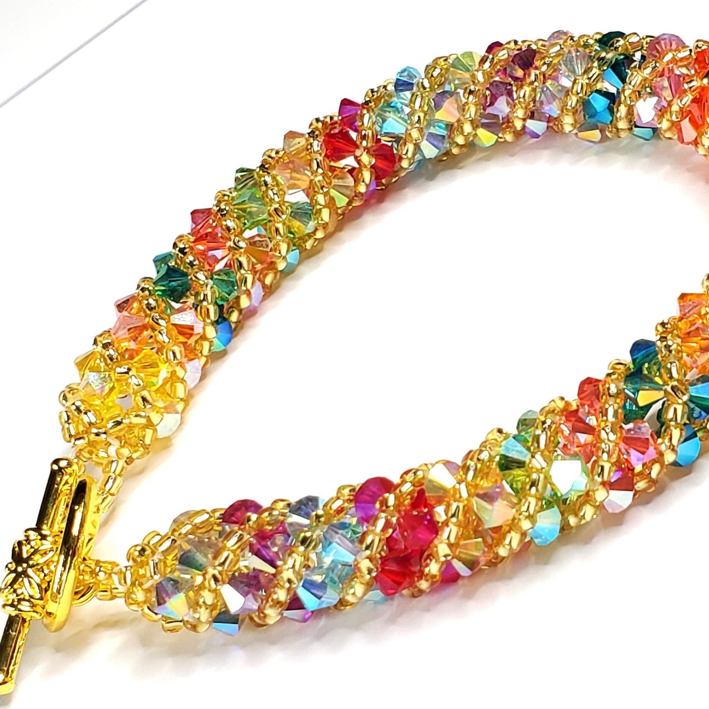Tropical Bracelet Making Kit, Beaded Bracelet Beadweaving, Bracelet Making Kit, Jewelry Making Kit, Beading Kits, Bead Kit Bracelet