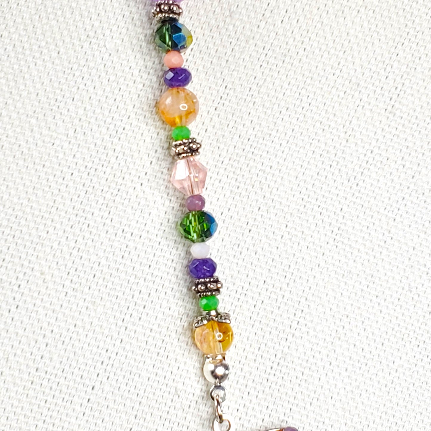 Sodalite and Agate Gemstone Necklace