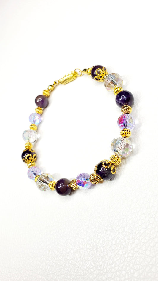 Amethyst Crystal Bracelet