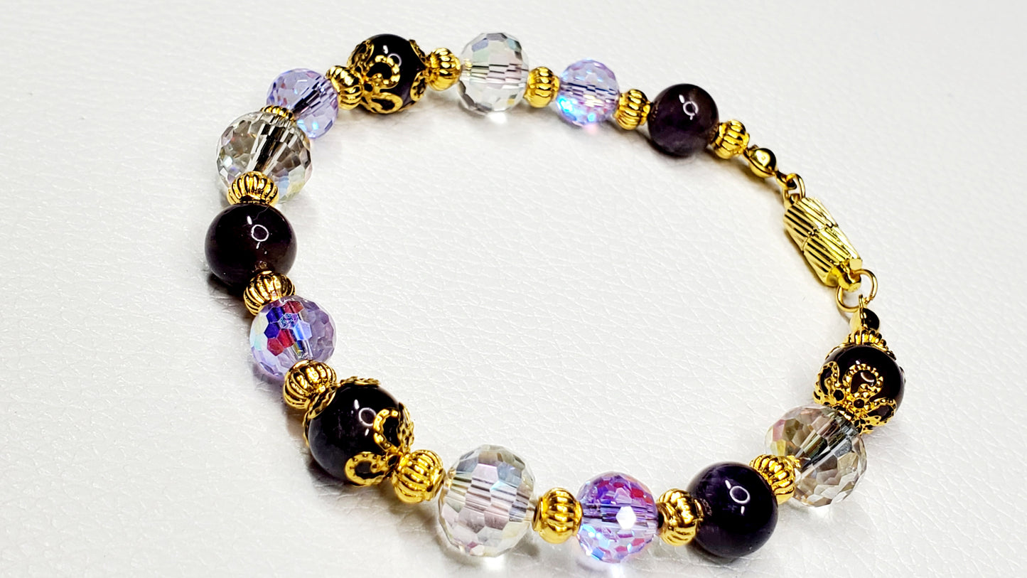 Amethyst Crystal Bracelet