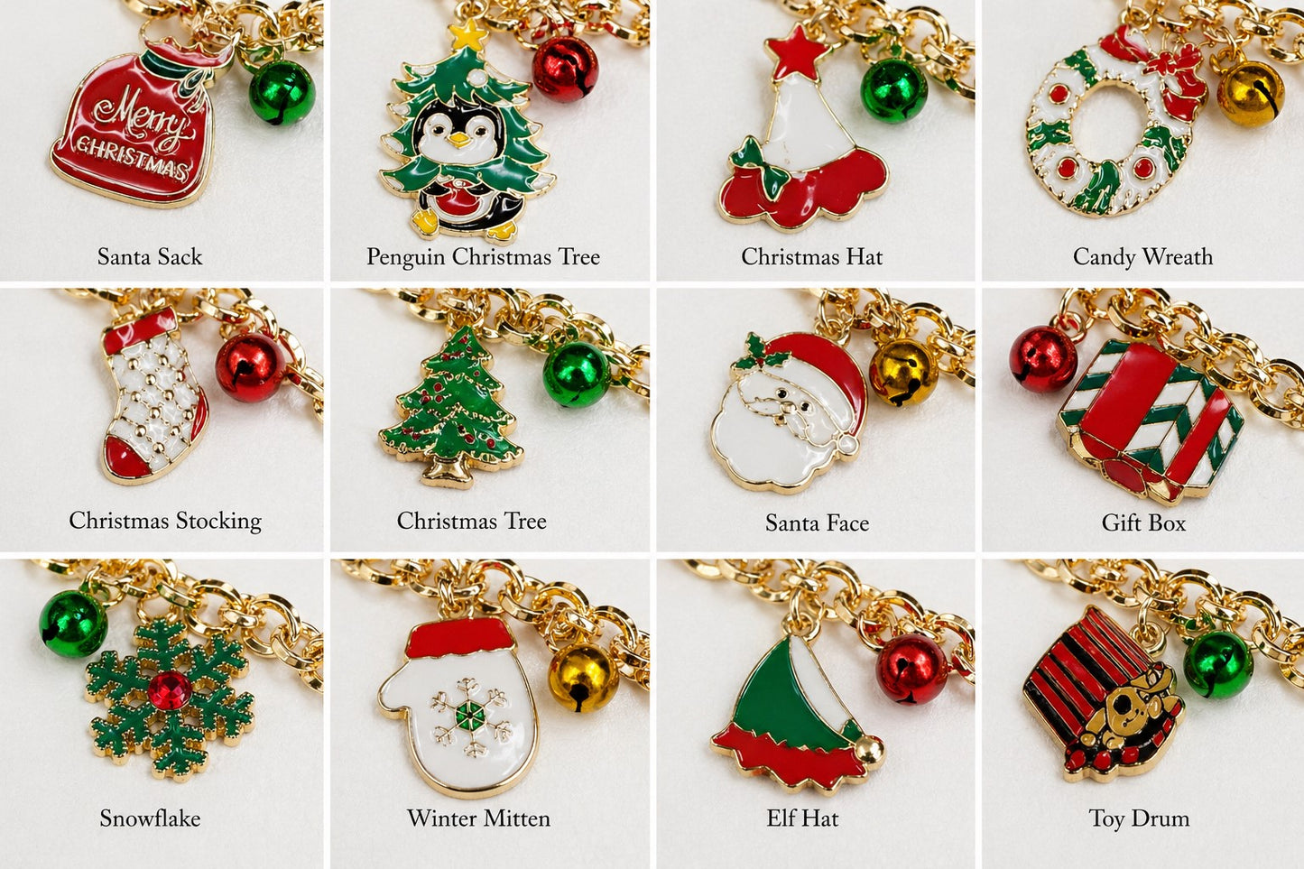 Christmas Charm Bracelet