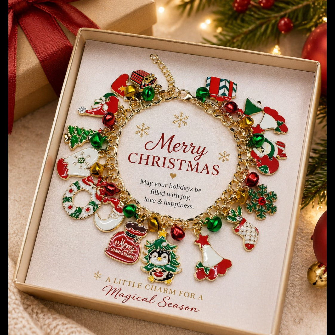Christmas Charm Bracelet