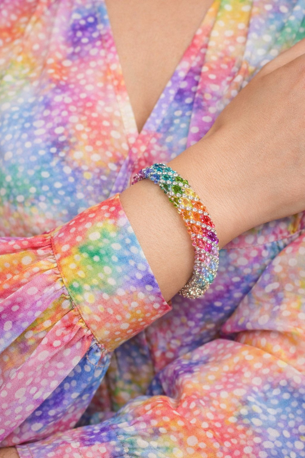Multi Color Crystal Bracelet Bracelet Beaded Bracelet