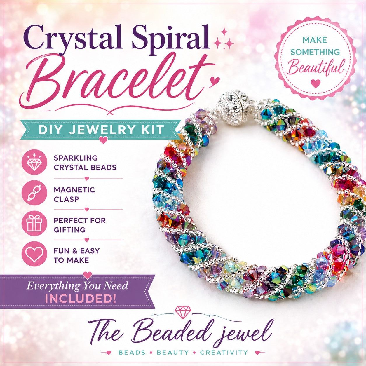 Marvel Multi Color Crystal Bracelet Bracelet Beaded Bracelet