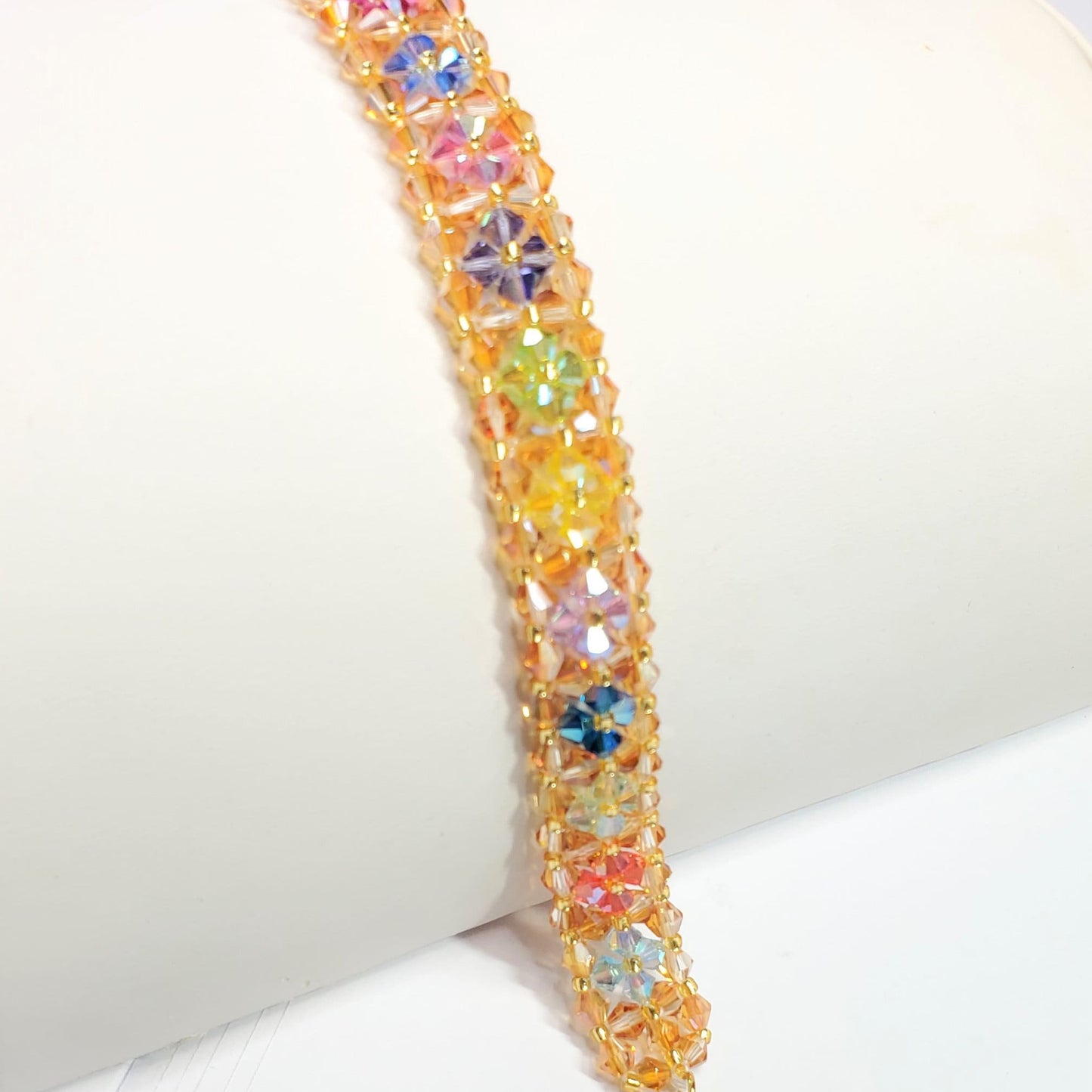 Crystal Bracelet Preciosa Crystal Bicone Bracelet Blazing Bicones Bracelet