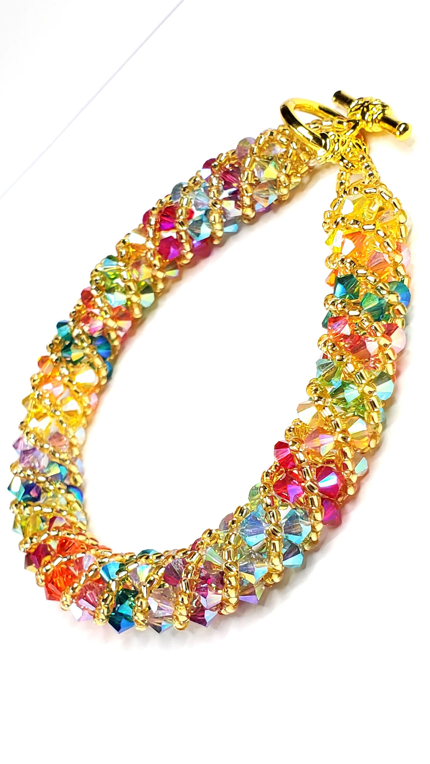 Tropical Bracelet Making Kit, Beaded Bracelet Beadweaving, Bracelet Making Kit, Jewelry Making Kit, Beading Kits, Bead Kit Bracelet