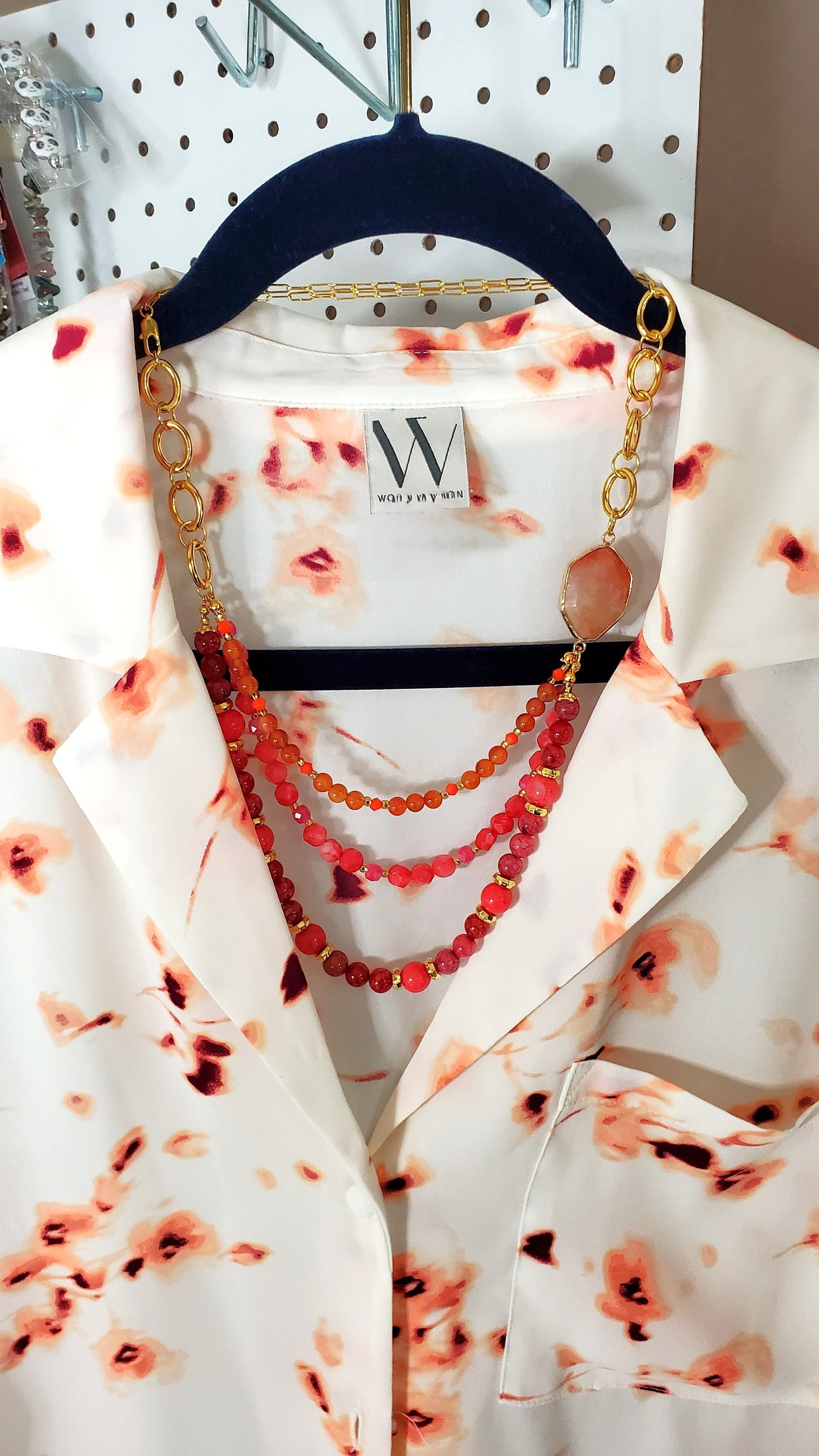 Carnelian Quartz Necklace Set