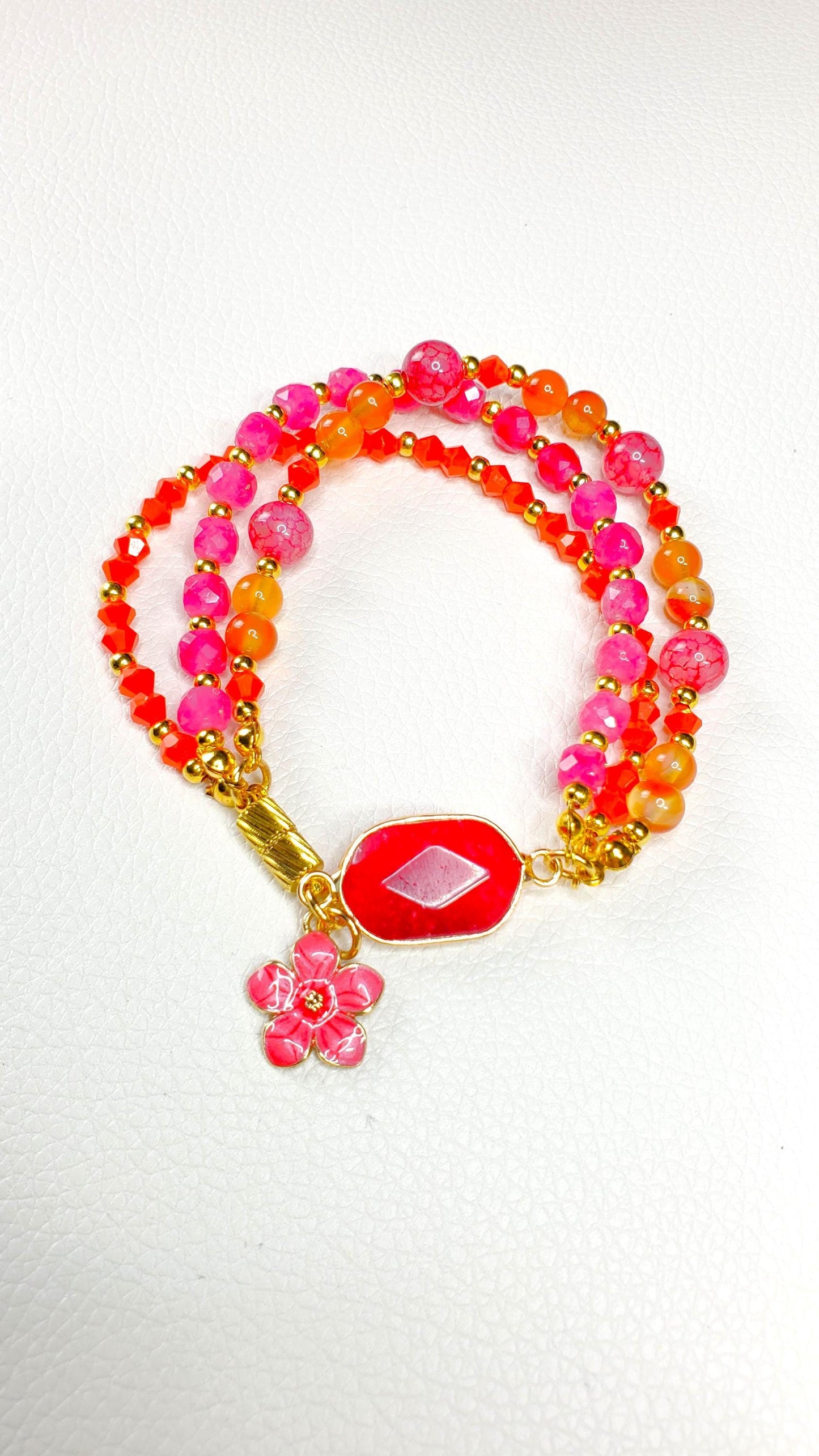 Carnelian Quartz Necklace Set