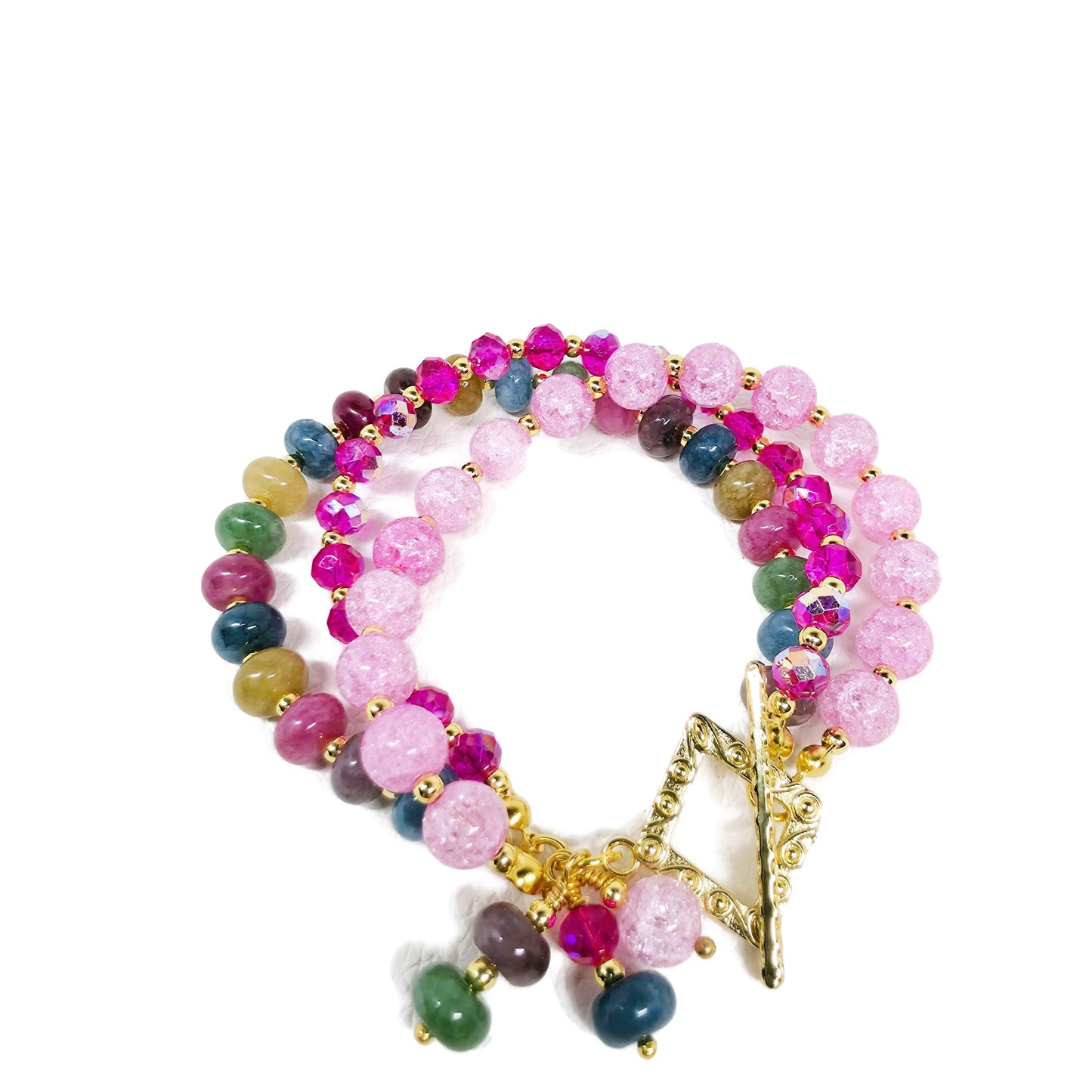Handmade Jade Gemstone Wrap Bracelet