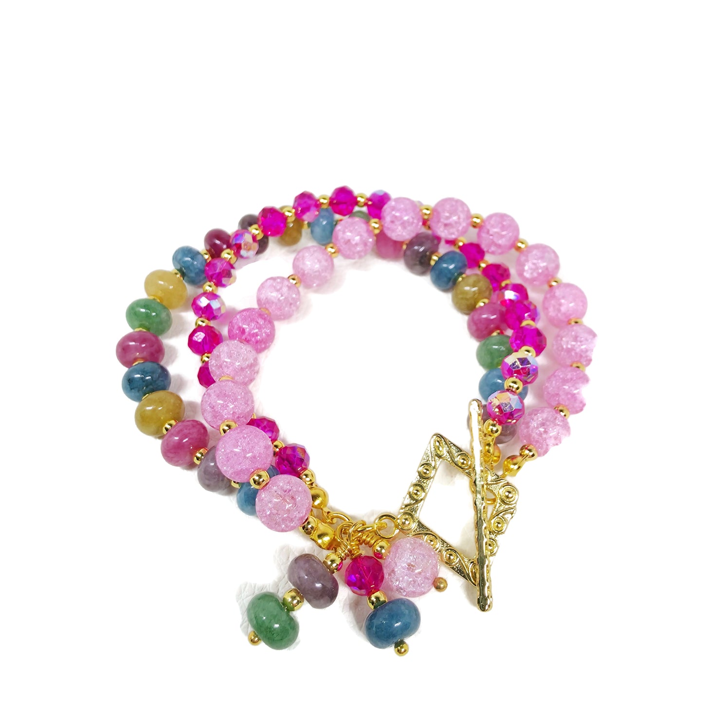 Handmade Jade Gemstone Wrap Bracelet