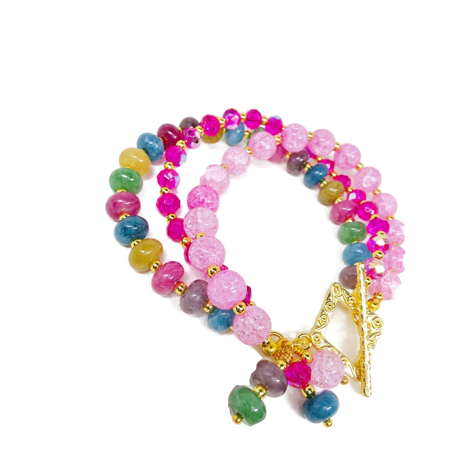 Handmade Jade Gemstone Wrap Bracelet